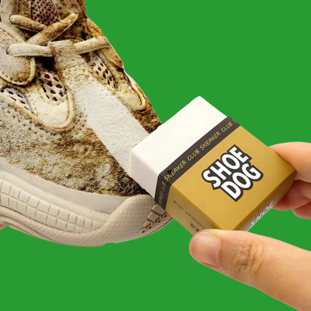 מחק הקסם לנעליים - להורדת כתמים קשים ללא מים