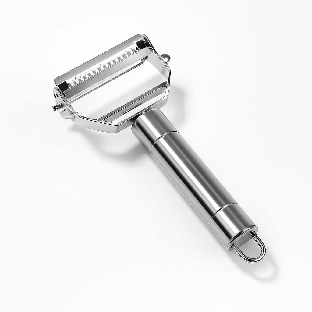 SlicePro™ – קולפן 4 ב-1 מנירוסטה שמגרד, פורס וג’וליאן בחדות מטורפת