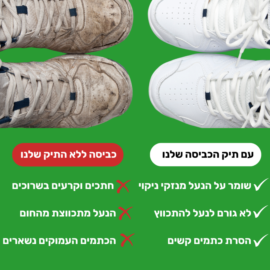 NewShoe - תיק הכביסה שמעניק לנעליים חיים חדשים